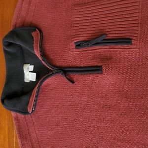 Vintage The Territory Ahead Lambswool Quarter Zip Vest